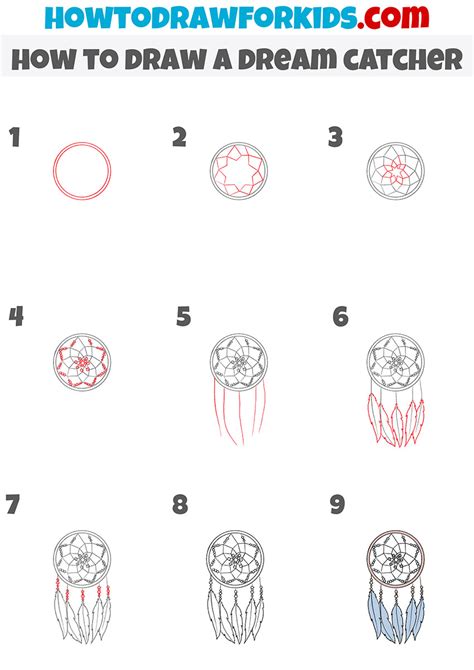 how to draw a dreamcatcher|how to draw a catcher.